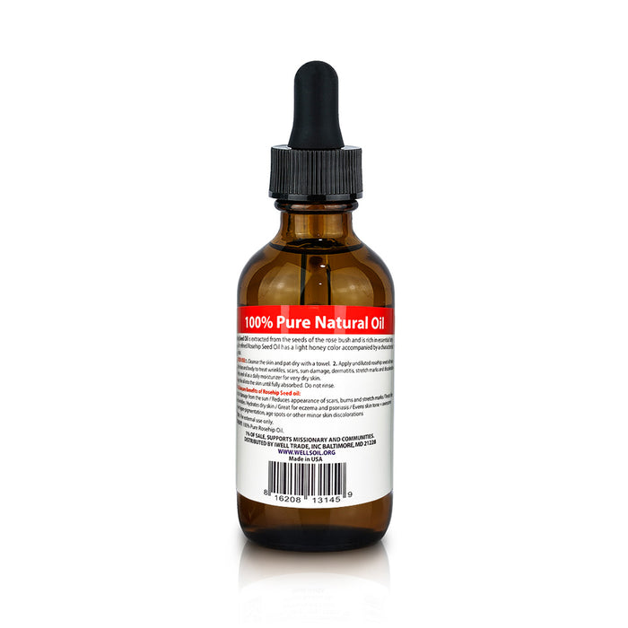 100% Pure Natural Carrier Oil | Rosehip | 2 fl. oz.