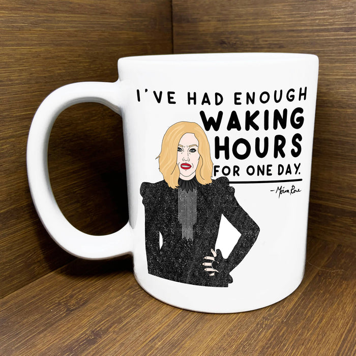 15 Moira Rose Waking Hours mug