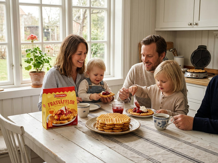 2 x Ekströms Frasvåfflor 420g (14.82 oz) – Authentic Swedish Crispy Waffle Mix