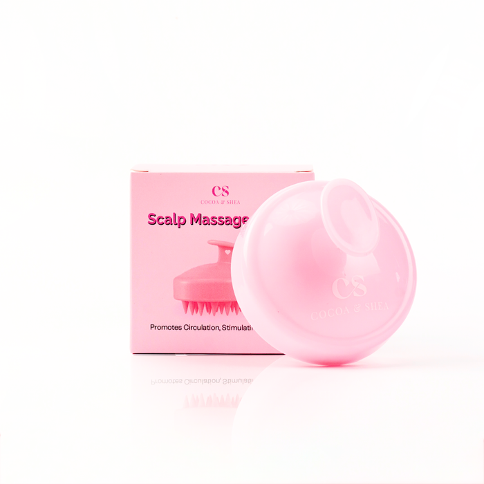 Silicone Scalp Massage Brush for hair growth and Deep Cleansing - Cocoa and shea Kuwait