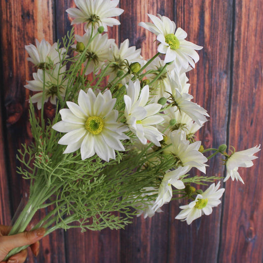 24.4" Artificial daisy flowers small rose,faux daisy blooms - Magnolia Lane co. Home + Garden + Gift