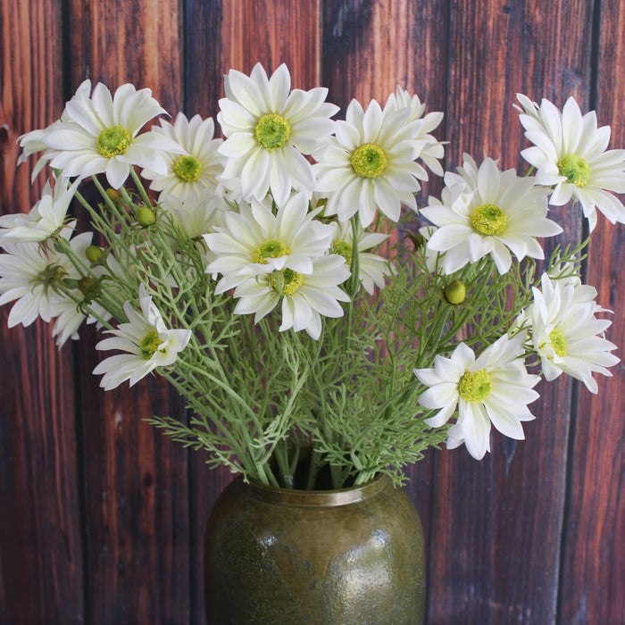 24.4" Artificial daisy flowers small rose,faux daisy blooms - Magnolia Lane co. Home + Garden + Gift