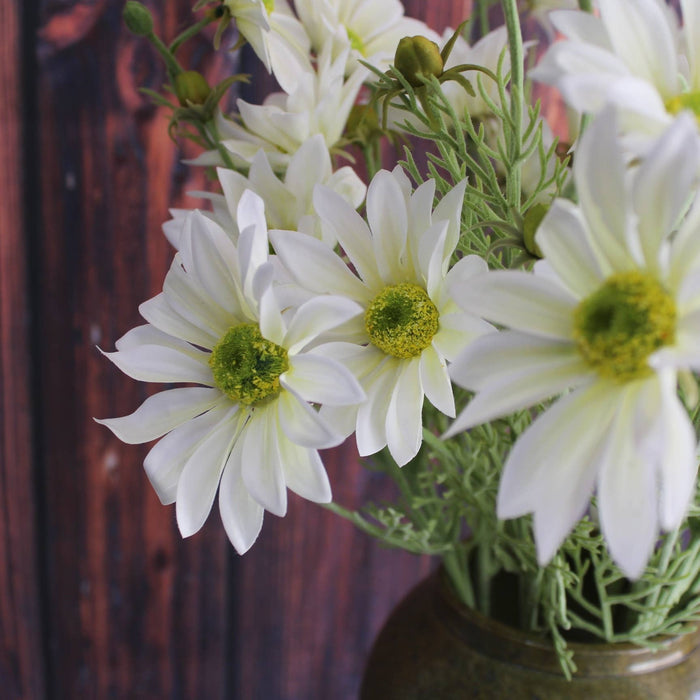 24.4" Artificial daisy flowers small rose,faux daisy blooms - Magnolia Lane co. Home + Garden + Gift