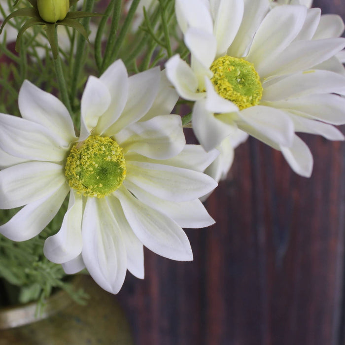 24.4" Artificial daisy flowers small rose,faux daisy blooms - Magnolia Lane co. Home + Garden + Gift