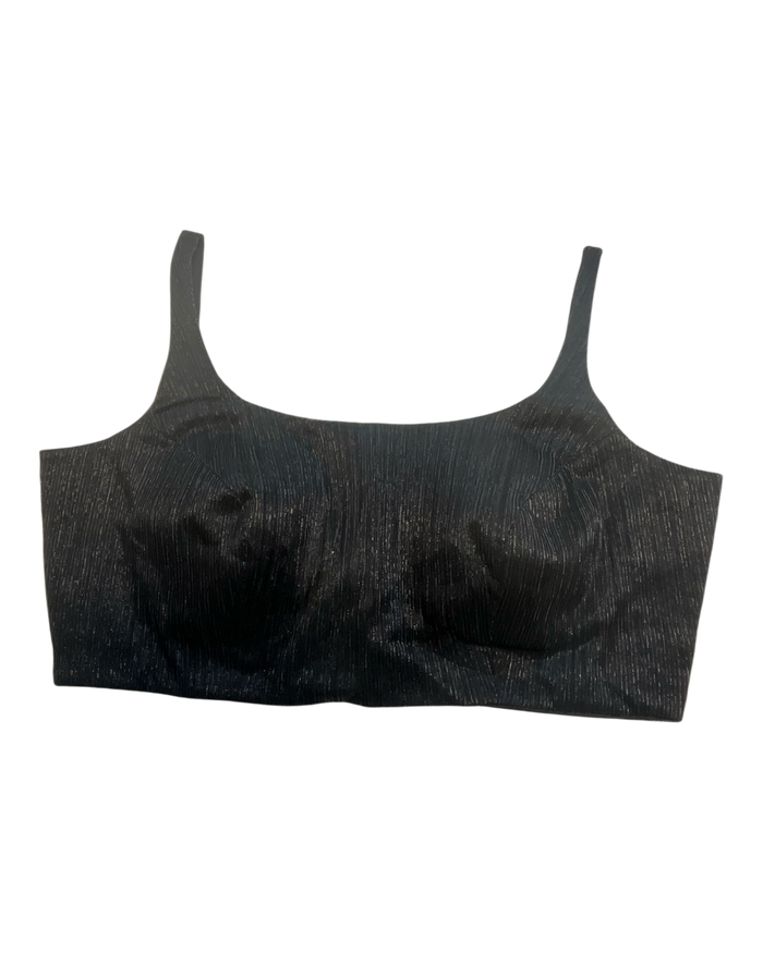 36" / UK 10 - Black - Rich Designer Saree blouse with cups,  Sleeveless - UK Stock - Quick Delivery - RNK - R931-H