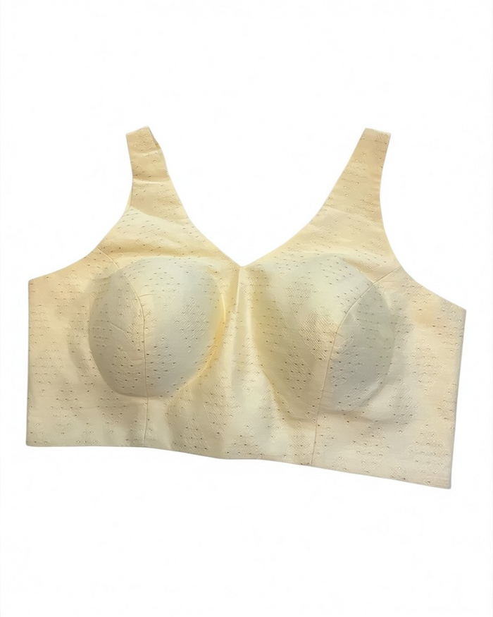 38" / UK 12 - Ivory / Cream - Rich Brocade Saree blouse with cups,  Sleeveless - UK Stock - Quick Delivery - RNK - R650V KY