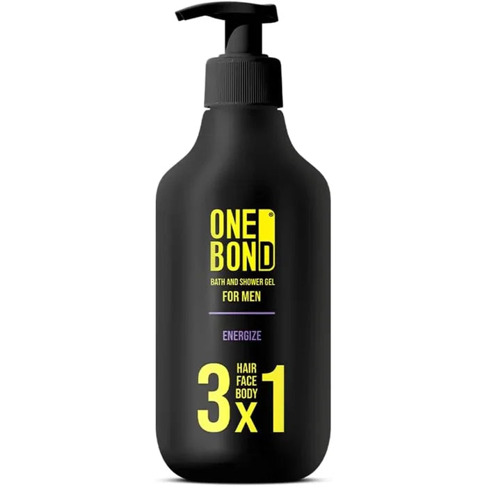 ون بوند شاور جيل 500مل 3×1 انرجايز - One Bond 3-in-1 Shower Gel (500ml) - Energize