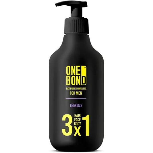 ون بوند شاور جيل 500مل 3×1 انرجايز - One Bond 3-in-1 Shower Gel (500ml) - Energize