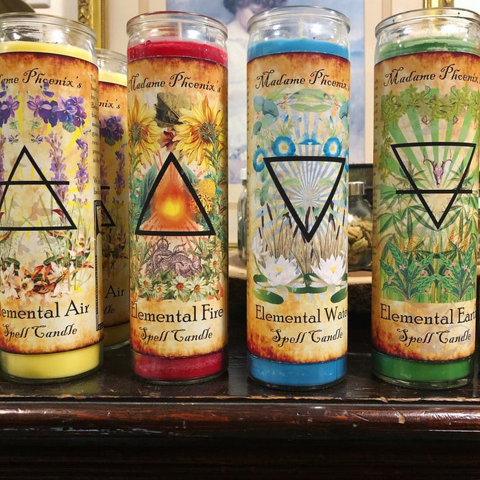 7 day style Elemental Magic Spell Candles (FULL SET)