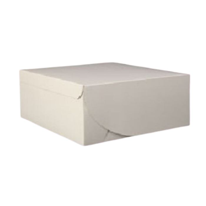 8" x 8" x 5" White Cake Box
