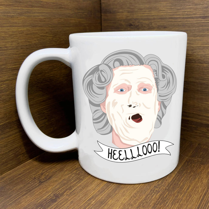 93 Mrs. Doubtfire helllooo mug