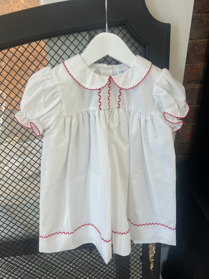 White/ Red Celebrate Christmas Dress