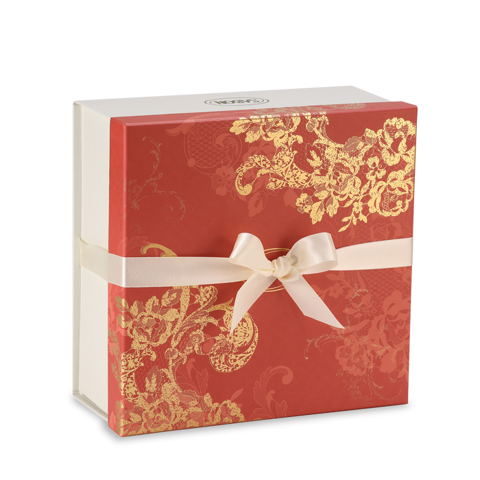 Add-on Logo Box Cover + Base L 26 x 26 x 30 Coral Red