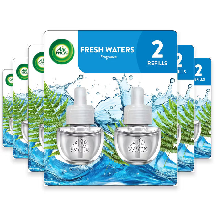 Air Wick Scented Oil Refill Twin Pack Fresh Waters - 6 Pack