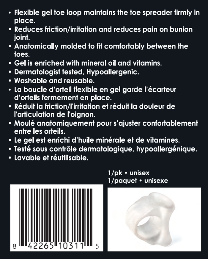 Hallux valgus bunion joints toes comfort cushion alignment metatarsal impact friction hypoallergenic gel