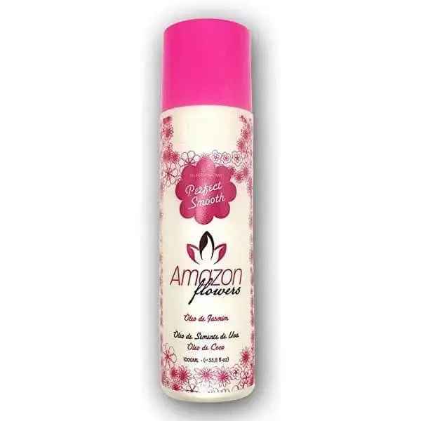 Amazon Flowers Perfect Smooth Brazilian Organic Hair Straightener 1000 ML - DOKAN