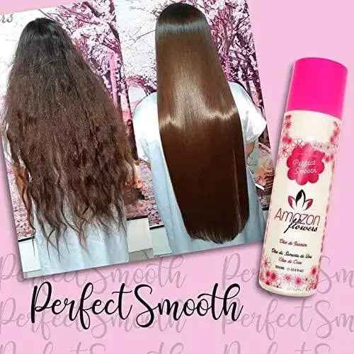 Amazon Flowers Perfect Smooth Brazilian Organic Hair Straightener 1000 ML - DOKAN