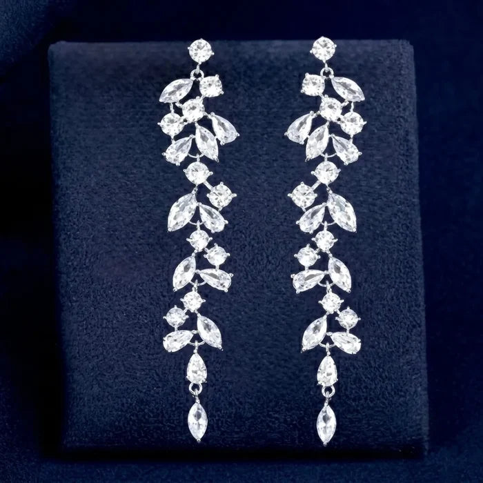Elegant CZ Bridal 3-Piece Jewelry Set - Silver, Gold & Rose Gold