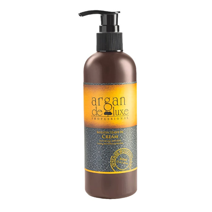 Argan Deluxe Keratin Leave in Cream, 240 ml