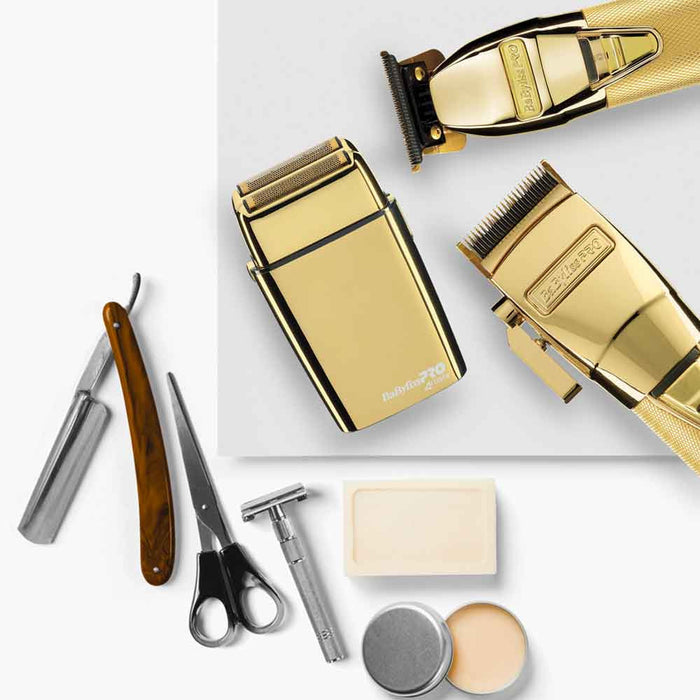 Babyliss Pro 4Artists Doppelfolienrasierer FoilFX02 Gold 5
