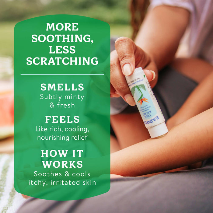 Badger - Badger Itch Relief Stick, Anti-Itch Cream for Bug Bites