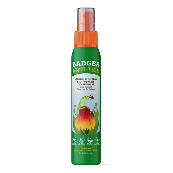 Badger - Badger Tick Spray, All Natural Tick Repellent, Deet-Free