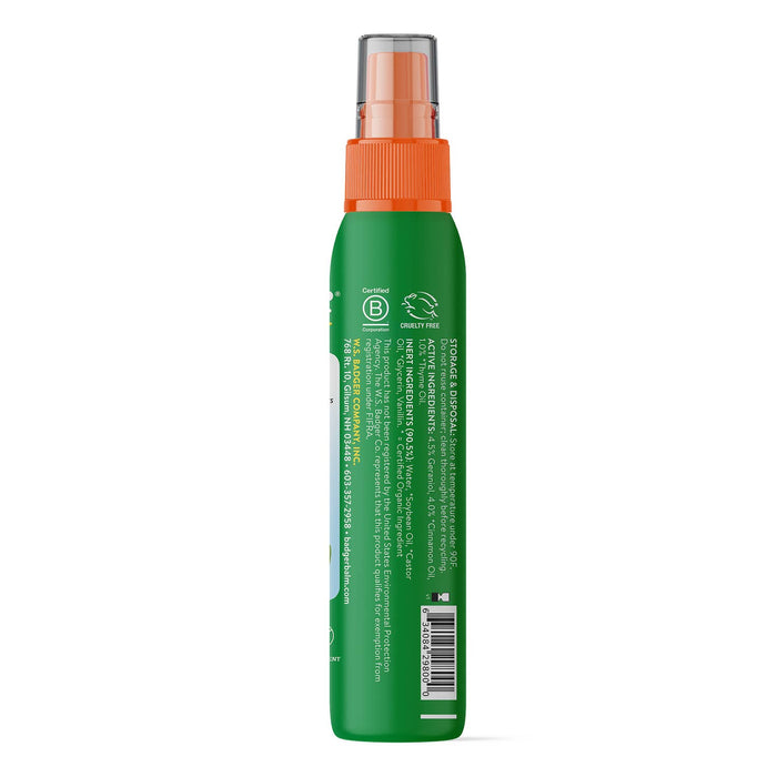 Badger - Badger Tick Spray, All Natural Tick Repellent, Deet-Free