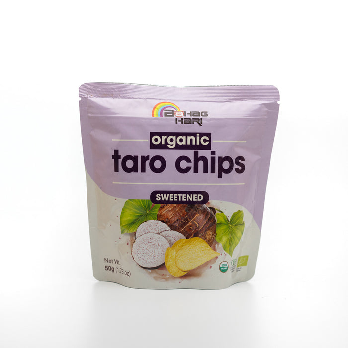 Bahaghari Organic Sweetened Taro Chips 50g