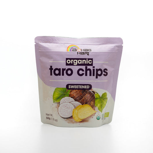 Bahaghari Organic Sweetened Taro Chips 50g