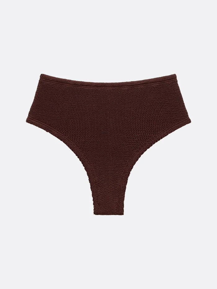 Balboa high waisted bikini bottom - chocolate brown Elysiian