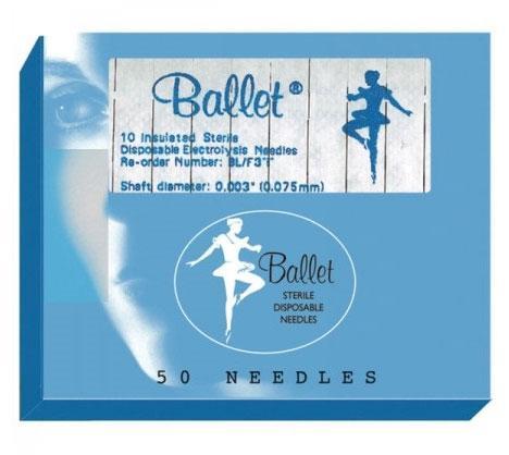 Ballet Insulated Needles F3 - Box of 50