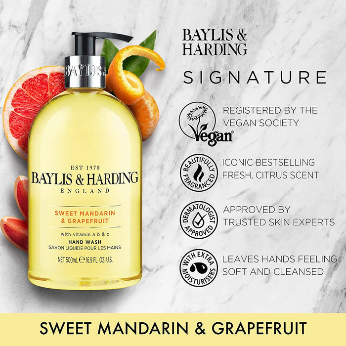 Baylis & Harding Anti-Bacterial Hand Wash, 500ml - Shoppers-kart.com