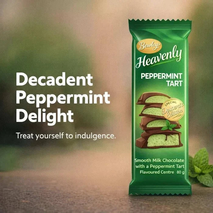 Beacon Heavenly   Peppermint Tart 90g Bar promotional image