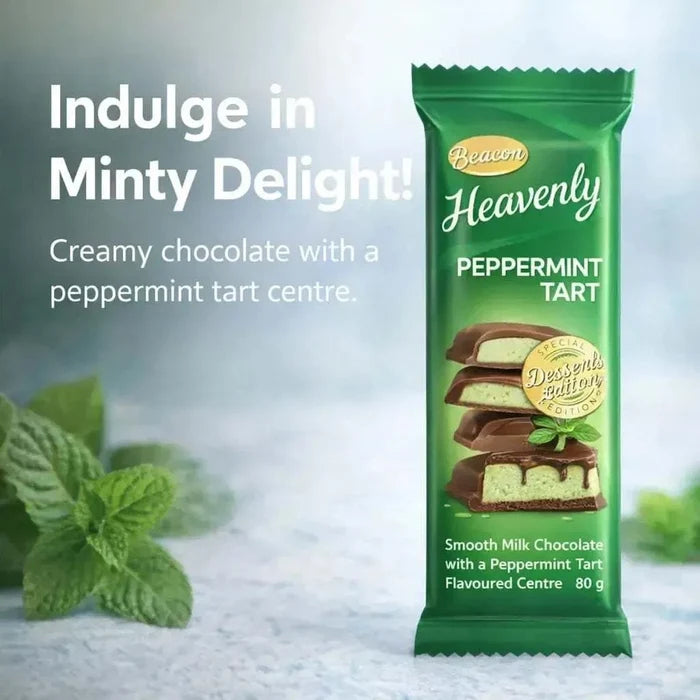 Beacon Heavenly   Peppermint Tart 90g Bar promotional image
