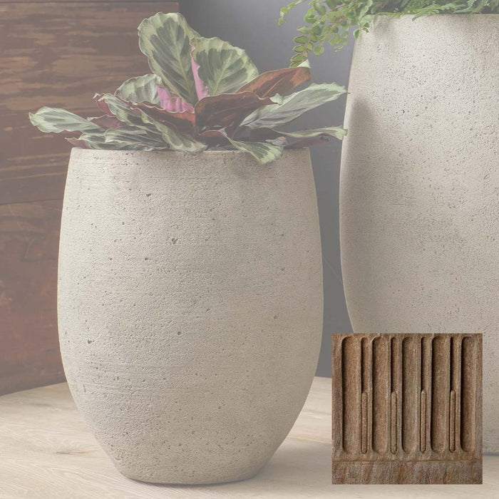 12.25" W x 15" H / Aged Limestone