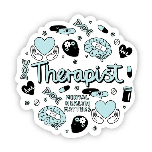 Big Moods 'Therapist' Vinyl Sticker