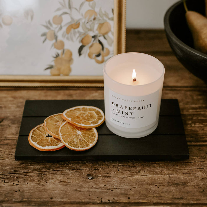 Black Rectangular Wood Tray - Home Decor & Gifts - Magnolia Lane co. Home + Garden + Gift