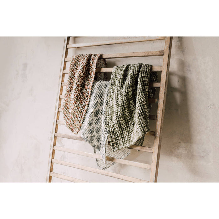 Blomma Block Print Dishtowel - Magnolia Lane co. Home + Garden + Gift