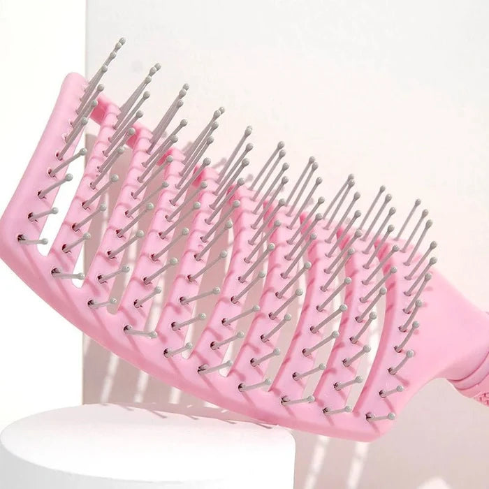 Blow Dry Paddle Hair Brush - Pink
