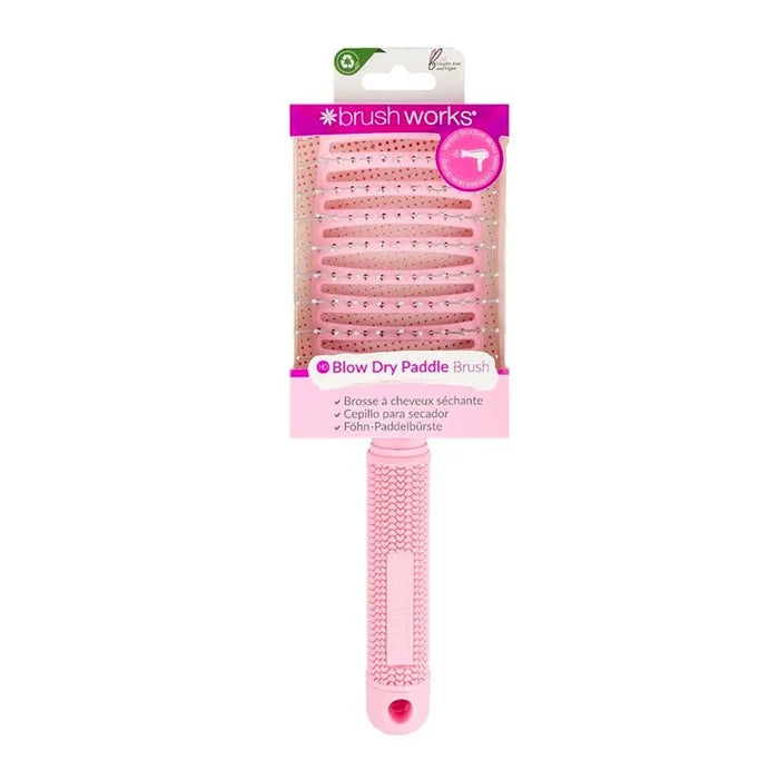 Blow Dry Paddle Hair Brush - Pink