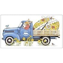 Blue Egg Truck Bagged Towel