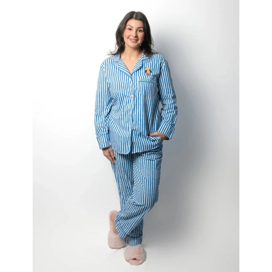 Blue Striped Pajamas