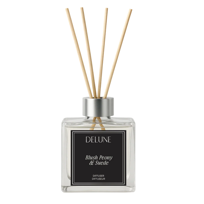 Blush Peony & Suede - Diffuser - Delune