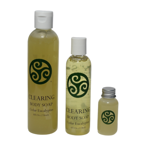 Body Soap CLEARING cedar eucalyptus - Trillium Herbal Company