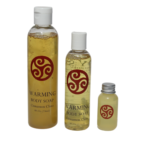 Body Soap WARMING cinnamon clove - Trillium Herbal Company