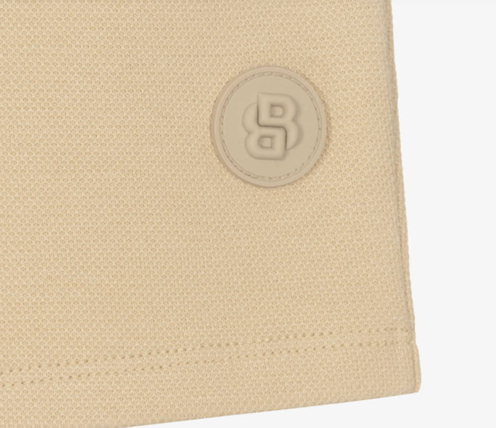 BOSS Boys Beige Cotton Piqué Shorts