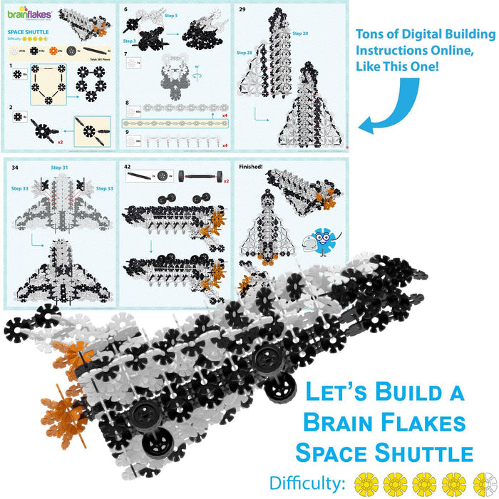 Brain Flakes Tube-Go - Wheels & Axles (8 sets)