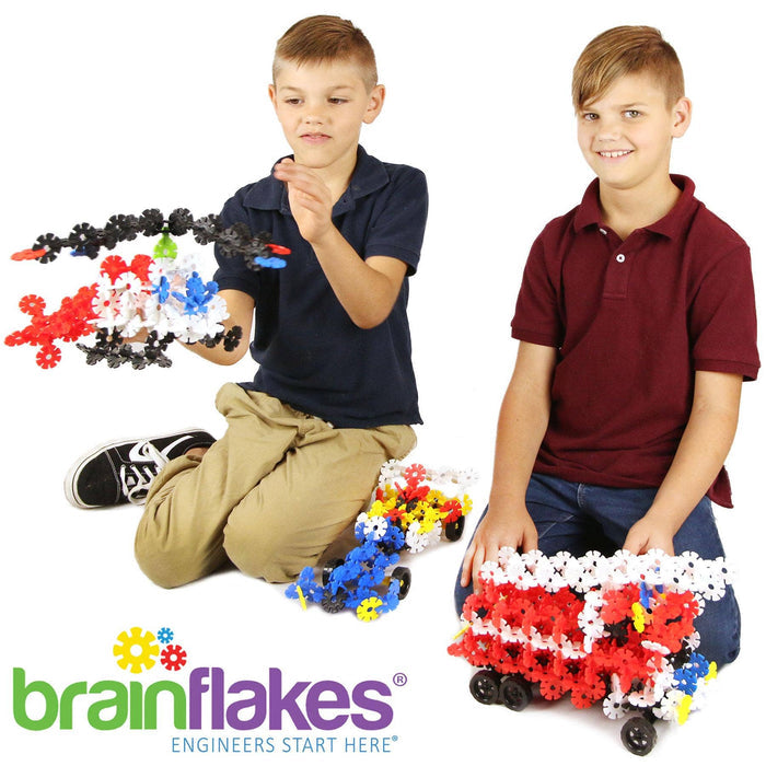 Brain Flakes Tube-Go - Wheels & Axles (8 sets)