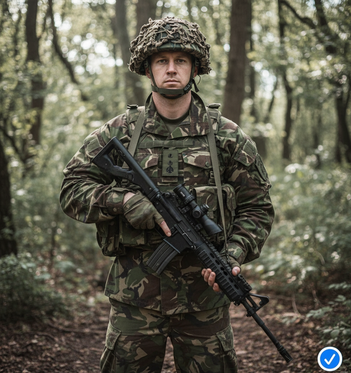 British combat shirt tropical