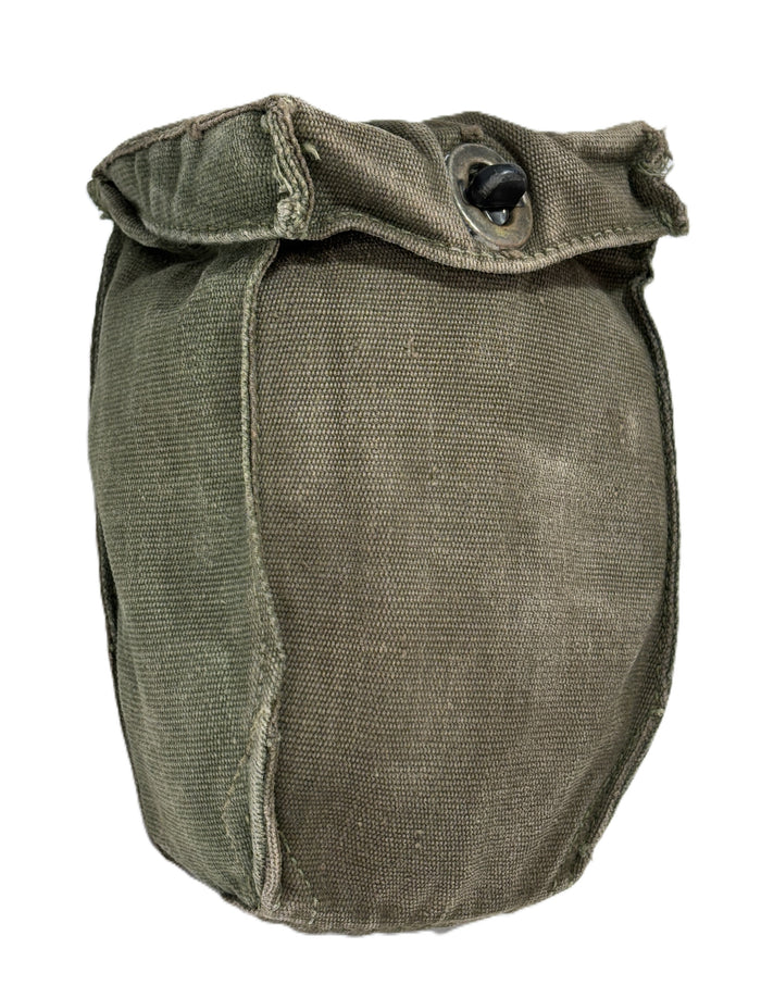 British P58 Mk.1 Early Version Canteen Pouch – Rare Turnbuckle Closure, Cold War Surplus